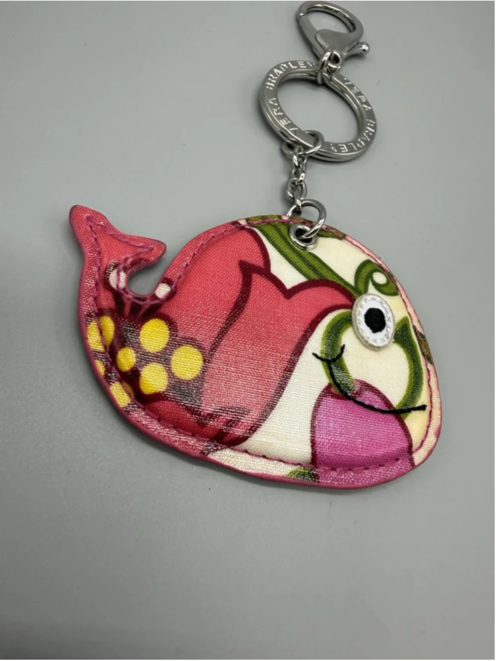 Vera Bradley Lilli Bell Seashore Keychain ~ Whale Purse Charm